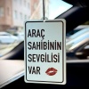 SEVGİLİSİ VAR , ARAÇ SAHİBİNİN SEVGİLİSİ VAR OTO KOKUSU DEKORATİF ARAÇ KOKUSU VE AKSESUARI