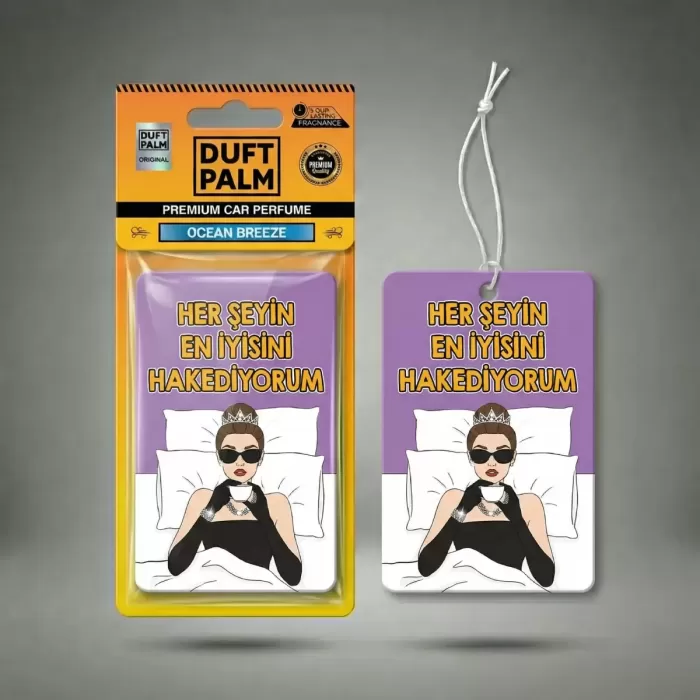 HER ŞEYİN EN İYİSİNİ HAK EDİYORUM 10 ADET Araç Kokusu