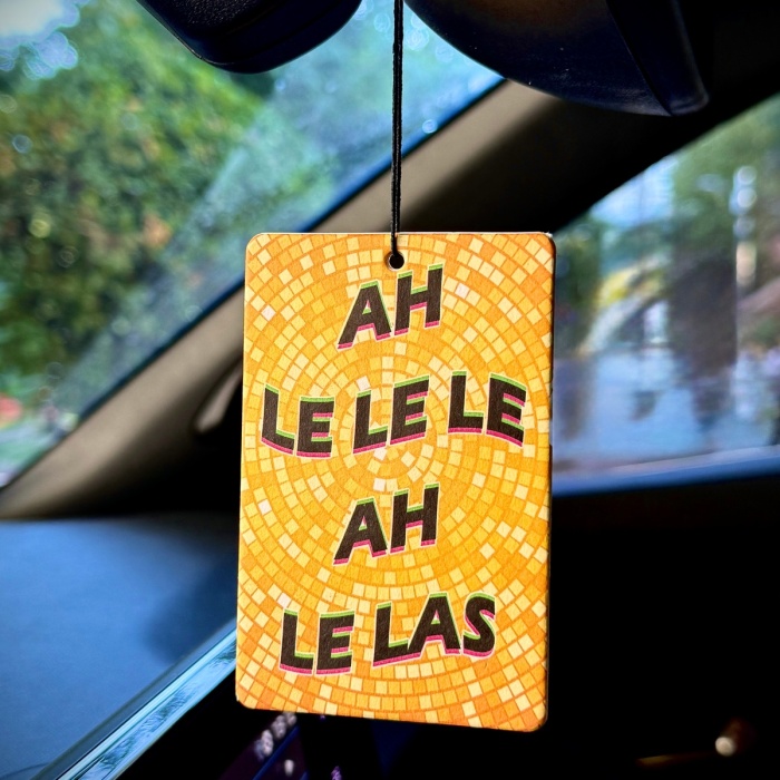 AH LE LE LE AH LE LAS TASARIMLI EĞLENCELİ ARAÇ KOKUSU VE OTO AKSESUARI