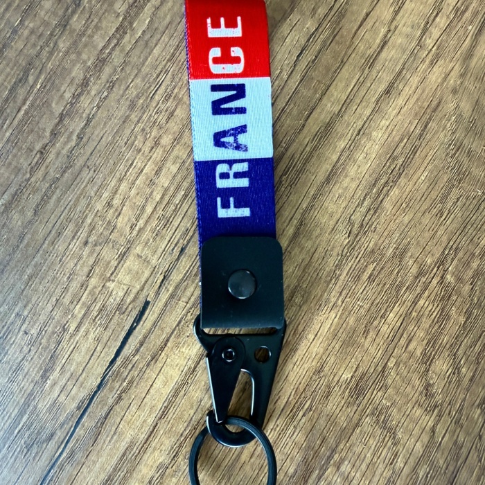 FRANCE Tasarımlı Kumaş Otomobil Motorsiklet Anahtarlık