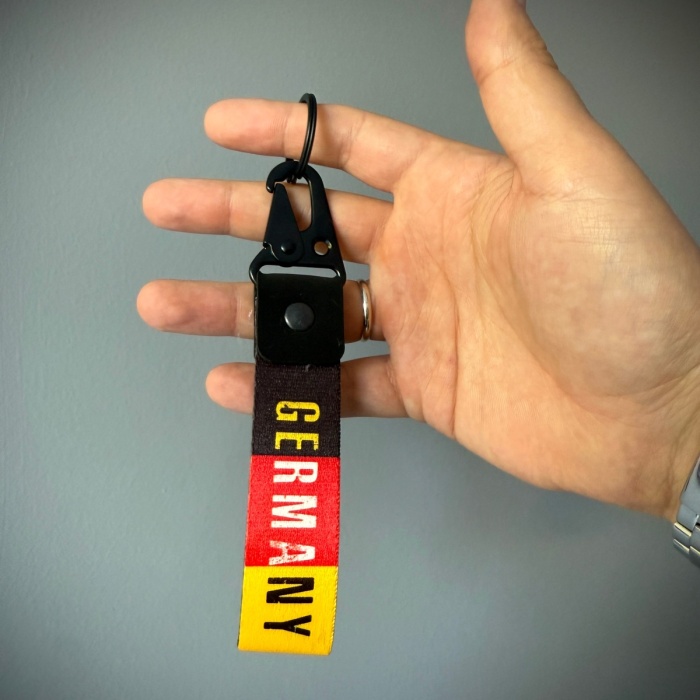 Germany Tasarımlı Kumaş Otomobil Motorsiklet Anahtarlık