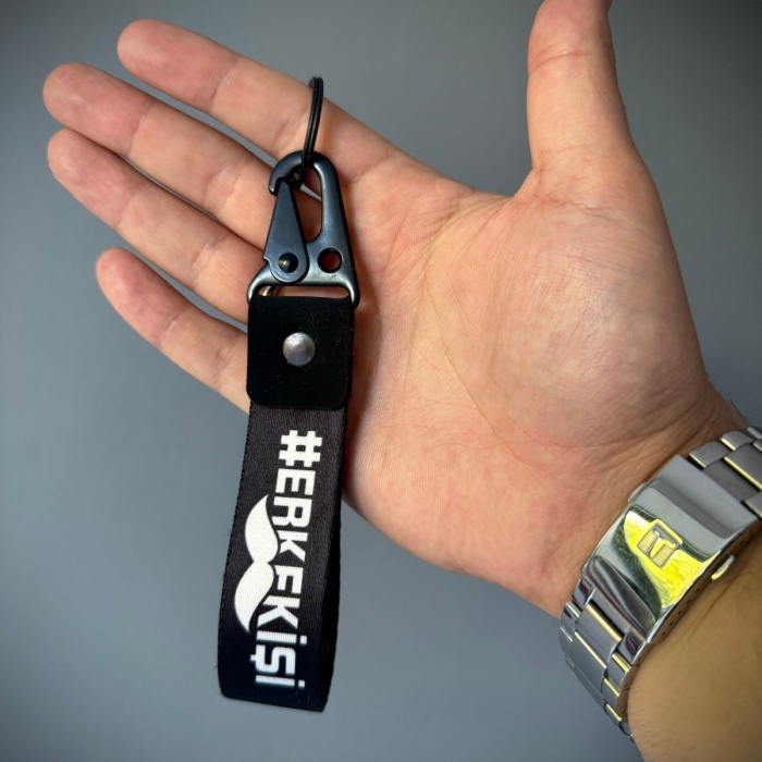 Erkek İşi Tasarımlı Kumaş Otomobil Motorsiklet Anahtarlık