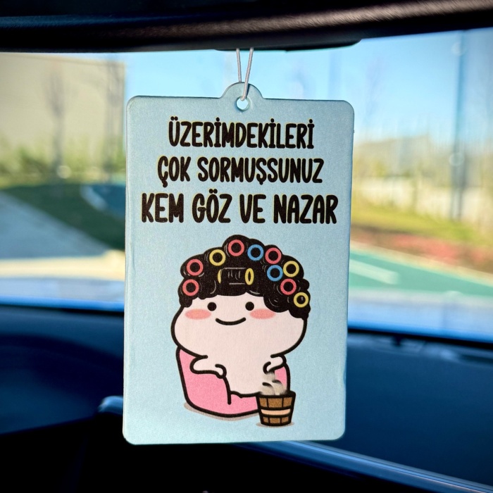 KEM GÖZ VE NAZAR TASARIMLI ARAÇ KOKUSU