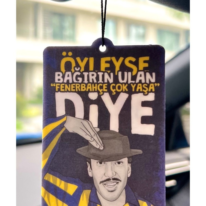 TURIST ÖMER BAĞIRIN ULAN TASARIMLI DEKORATİF ARAÇ KOKUSU VE OTO AKSESUARI