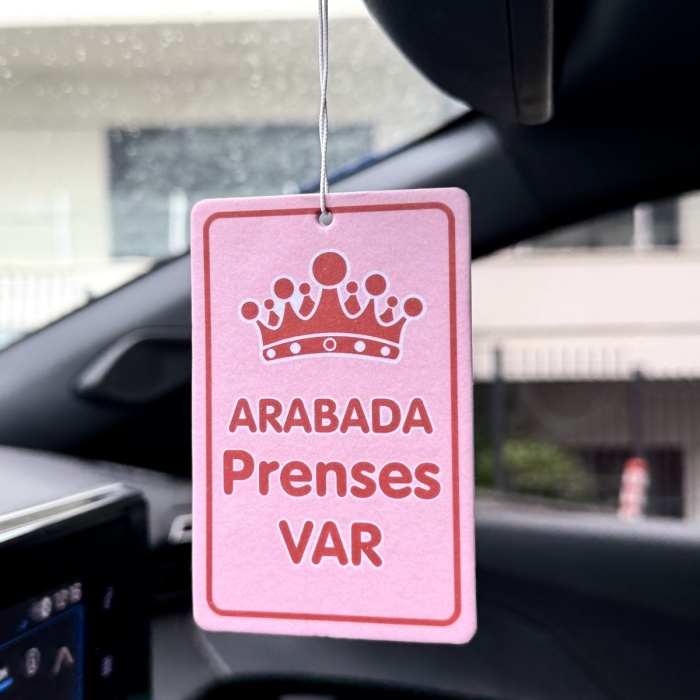 Arabada Prenses Var Tasarımlı Sevimli Araç Kokusu ve Aksesuarı
