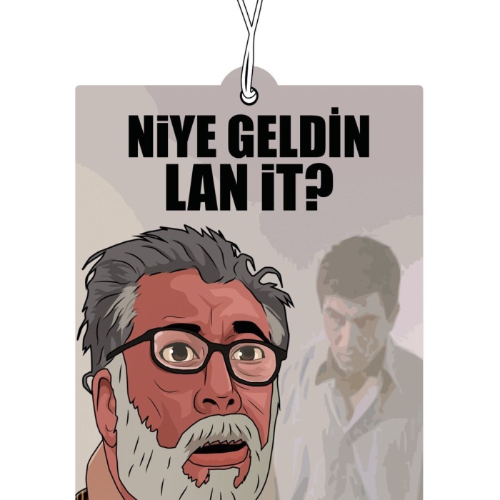 Kurtlar Vadisi Abuzer Kömürcü Tasarımlı Eğlenceli Araç Kokusu ve Dekoratif Oto Aksesuarı