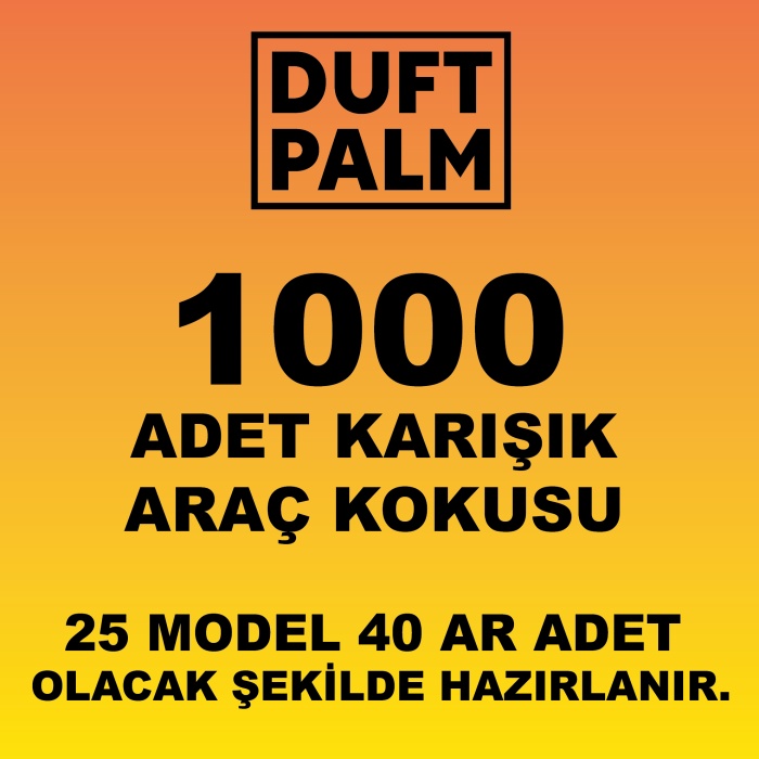 1000 ADET KARIŞIK KOKU