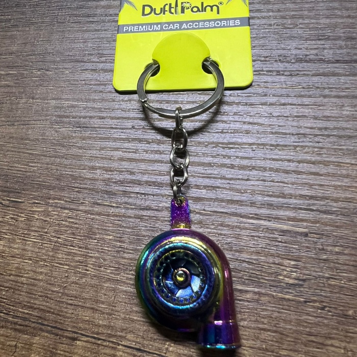 Renkli Turbo Tasarımlı Şık Anahtarlık