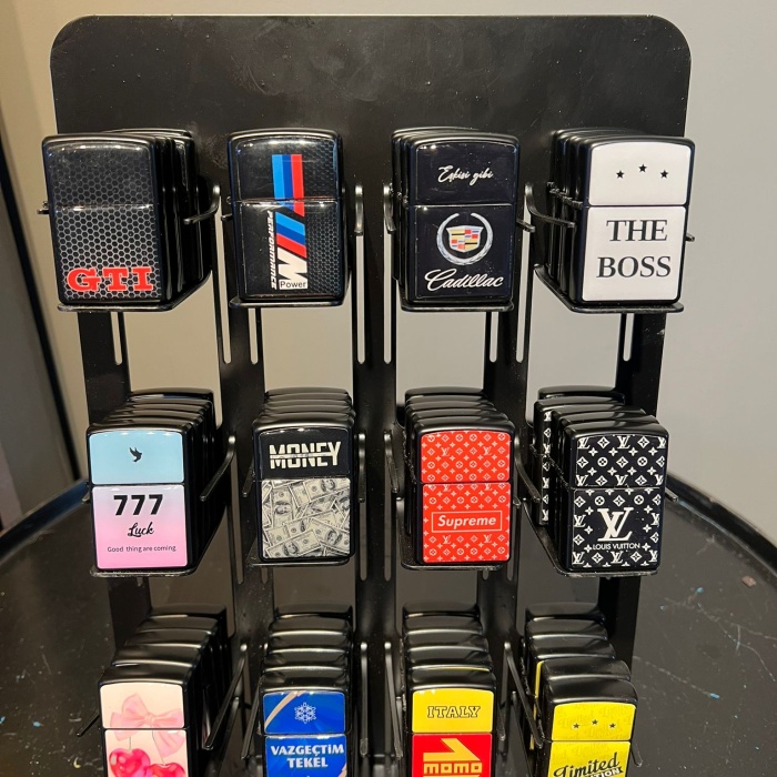 60 ADET ÇAKMAK + TEZGAH ÜSTÜ STANT