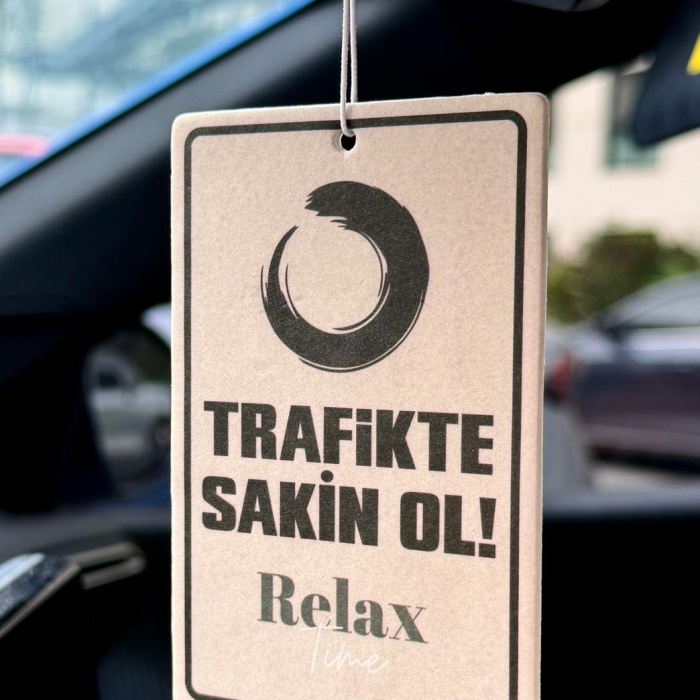 TRAFİKTE RELAX 10 ADET ARAÇ KOKUSU