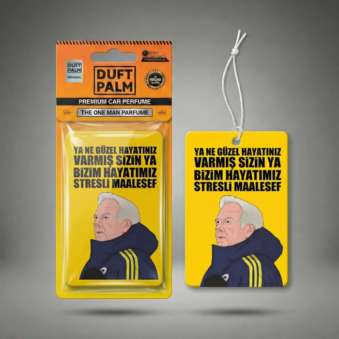 Aziz Yıldırım Stresli Maalesef 10 ADET Araç Kokusu