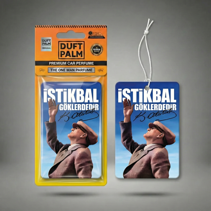 ATATÜRK İSTİKBAL GÖKLERDEDİR 10 ADET Araç Kokusu