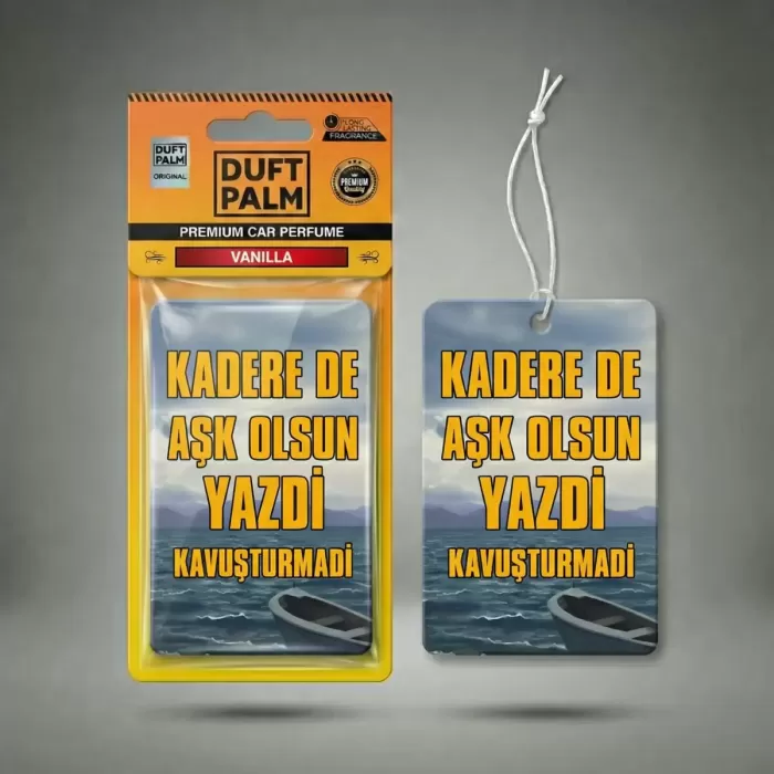 KADERE DE AŞK OLSUN YAZDİ KAVUŞTURMADİ 10 ADET Araç Kokusu