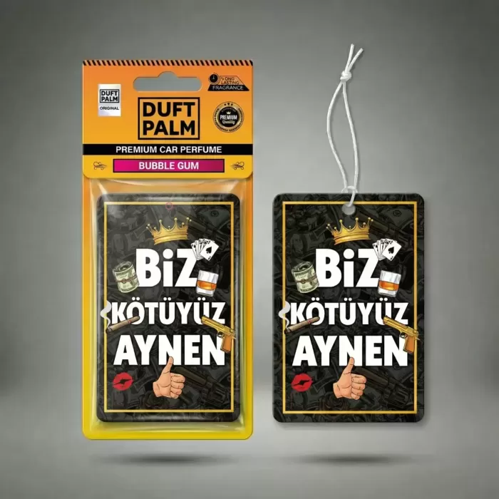 BİZ KÖTÜYÜZ AYNEN 10 ADET ARAÇ KOKUSU