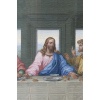 Duvar Örtüsü / Halısı Son Akşam Yemeği Leonardo Da Vinci Kaliteli Kanvas Kumaş-4066