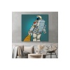 Uzaya Giden Astronot Kanvas Tablo-5073