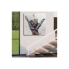 Banksy Tarzı Hands Victory Jest Graffiti Kanvas Tablo-5340