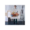 Hamburger Graffiti Kanvas Tablo, Banksy Sokak Graffiti Tablo-5344