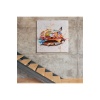 Hamburger Graffiti Kanvas Tablo, Banksy Sokak Graffiti Tablo-5344
