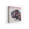 Sokak Graffiti Duvar Sanatı Kanvas Tablo, Banksy Renkli Graffiti Pop Art-5337