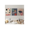 Çağdaş, Modern, Soyut Pastel 3 Lü Duvar Tabblo Seti-aı-9