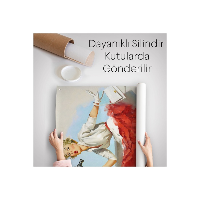 Sexi Denizci Kadın Dekoratif Duvar Örtüsü-halısı-6434
