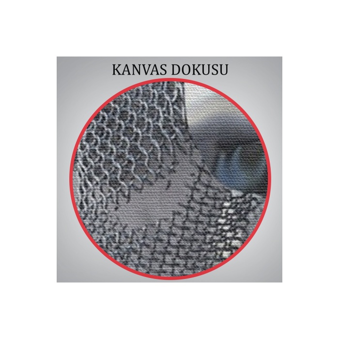 Kanvas Tablo, Gri Ve Gümüş Metalik Efektli Modern Aşk Sanatı-5363