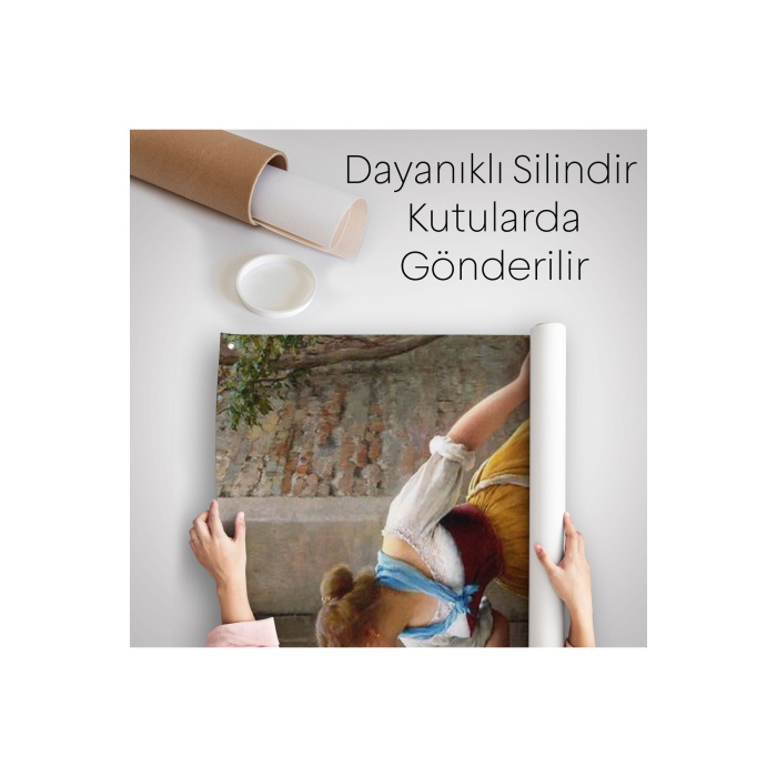 Eugene De Blaasın Kulak Misafiri Reprodüksiyon Duvar Örtüsü - Halısı-6276