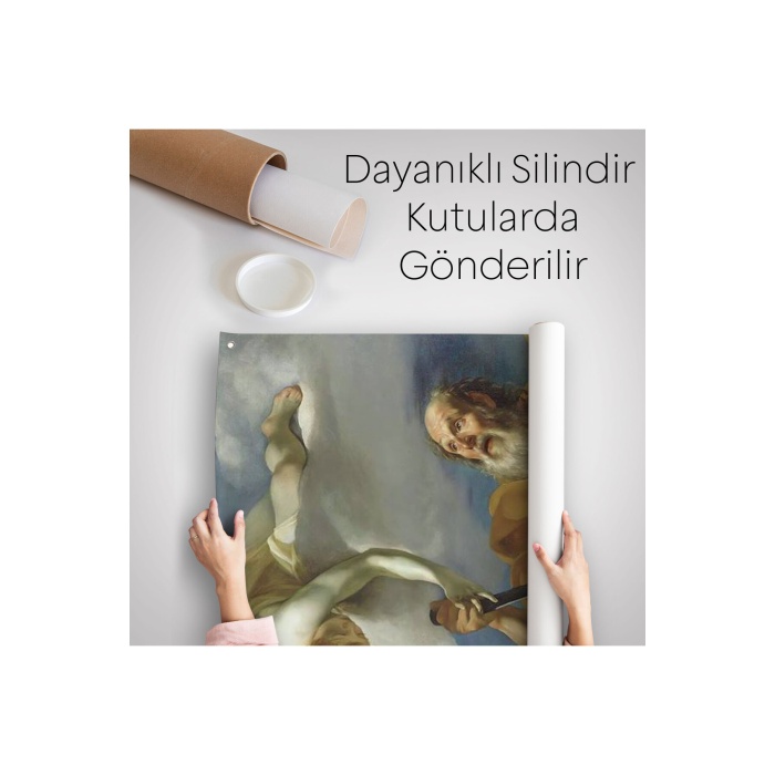 Hz İbrahimin İsak/ismail İn Orazio Riminaldi Duvar Örtüsü - Halısı -6025