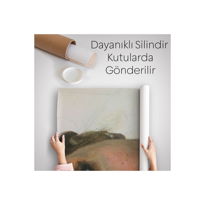 Sigara İçen Bitgin Kadın Duvar Örtüsü - Halısı-6019