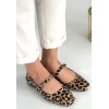 Linni Leopar Süet Babet Ayakkabı