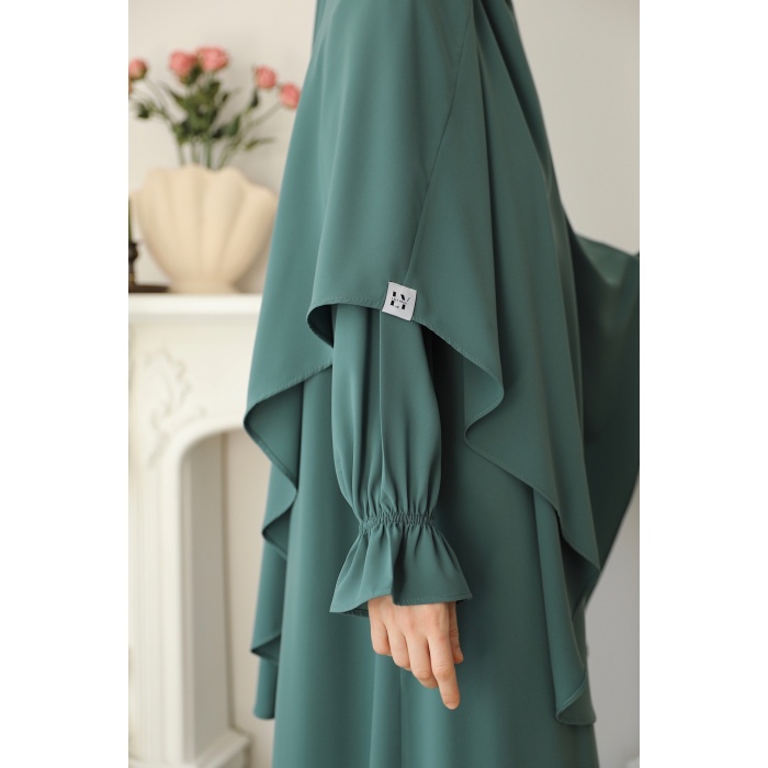 Sufleli Elbise Mint