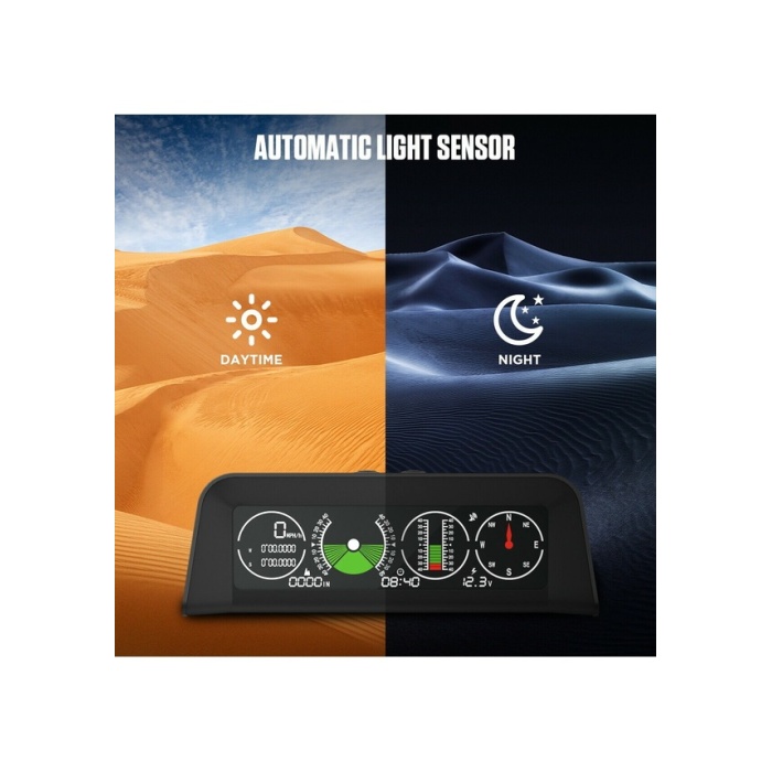X90 GPS Hız, Eğim Ölçer, Pusula HUD