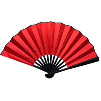 Plastik Kumaş Yelpaze 12li Kırmızı