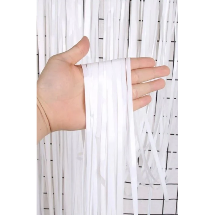 Soft Beyaz Renk Duvar ve Kapı Perdesi 90x200 cm (4767)