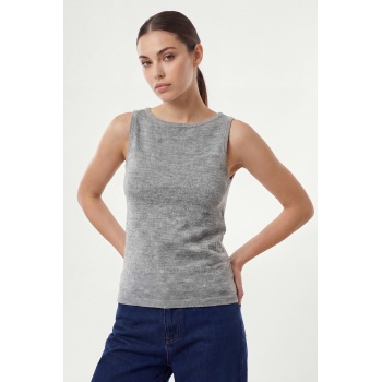 Kadın Askılı Örme Atlet 15935 - Gri