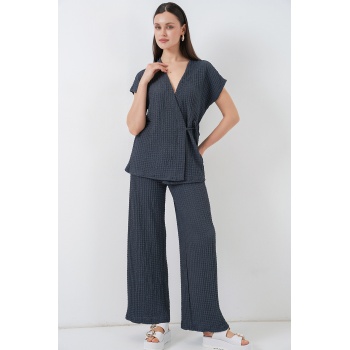 Kadın Örme İkili Takım 30064 - Antrasit