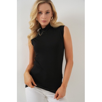 Kadın Kolsuz Body 4348 - Siyah