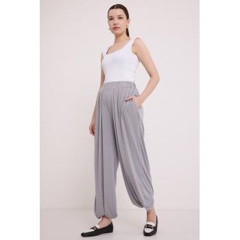 Kadın Gri Şalvar Pantolon 6659
