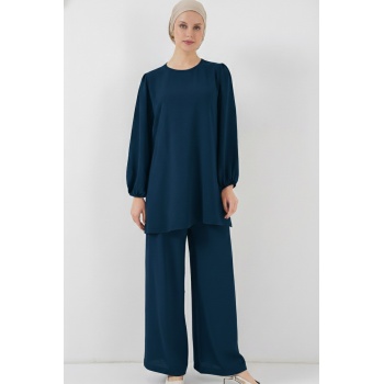 Ayrobin Tunik Pantolon Alt Üst Takım 6712 - Petrol