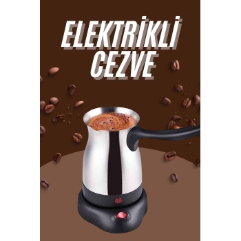 Çelik Kahve Makinesi Cezve 800 Watt Paslanmaz Çelik Türk Kahvesi Makinesi
