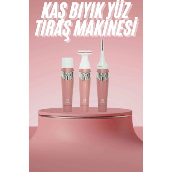3 Başlıklı Kıl Tüy Temizleyici Epilasyon Aleti Tüm Cilt Tiplerine Uygun