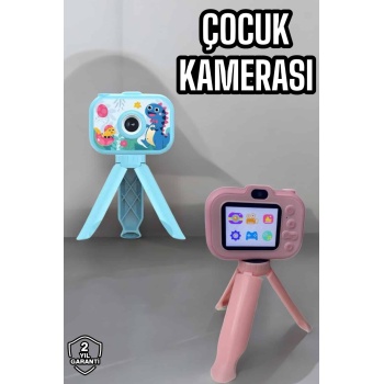Ayaklı Mini Fotoğraf Makinesi Çocuk Için Eğitici Video Kamera