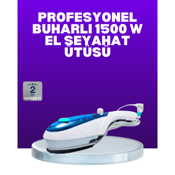 Kompakt Seyahat Tipi Buharlı Ütü Pratik Kırışıklık Açıcı