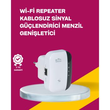 Wireless-N WiFi Repeater 300 Mbps Sinyal Güçlendirici (Kopya)