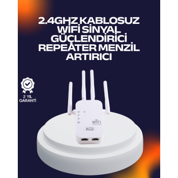 Yüksek Hızlı Parazit Önleyici WiFi Repeater Router