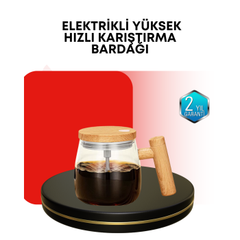IP6 Su Geçirmez Şarjlı Kupa – 3D Karıştırma, Sabit Sıcaklık, 400 ml