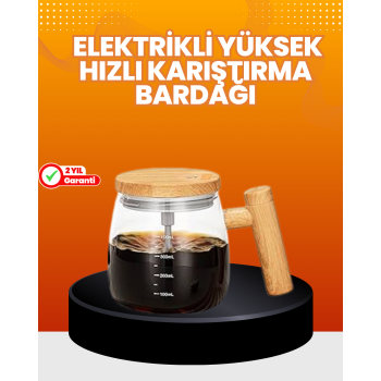 Isıtıcılı Manyetik Karıştırıcı Kupa – 400 ml, C Tipi Şarjlı, Akıllı Tasarım