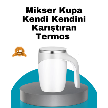 Manyetik Otomatik Karıştırma Bardağı – Şarjlı, Paslanmaz ve Pratik