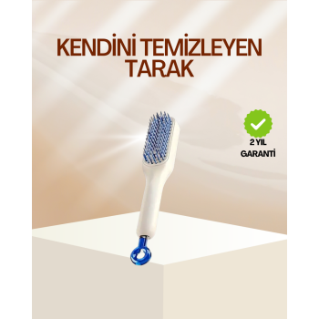 Pratik Mekanizmalı Saç Tarağı – Kendi Kendini Temizler, Taşınabilir
